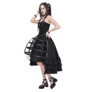 Black 'Emelia' Half Skirt