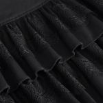 Black 'Emelia' Half Skirt