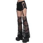 Sexy Black 'Talida' Hot Pants with Suspenders