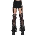 Sexy Black 'Talida' Hot Pants with Suspenders