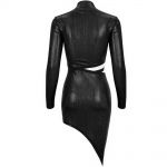 Black 'Geloyra' Asymmetric Dress