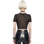 Black 'Geloyra' Short Sleeves Top