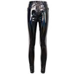 Leggings 'Geloyra' en Vinyle Noir Verni