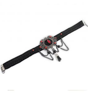 Black and Red 'Wine Darkness' Choker