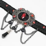 Black and Red 'Wine Darkness' Choker