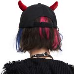 Black and Red 'Demon' Cap