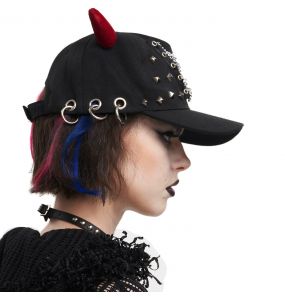 Casquette 'Demon' Noire et Rouge