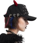 Casquette 'Demon' Noire et Rouge