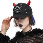 Casquette 'Demon' Noire et Rouge