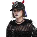 Casquette 'Demon' Noire et Rouge