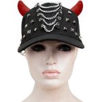 Casquette 'Demon' Noire et Rouge