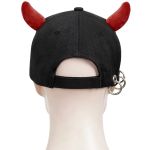 Black and Red 'Demon' Cap