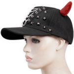 Black and Red 'Demon' Cap