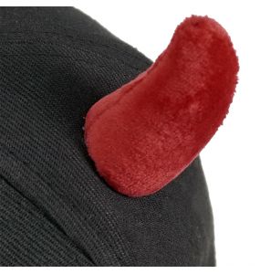 Black and Red 'Demon' Cap