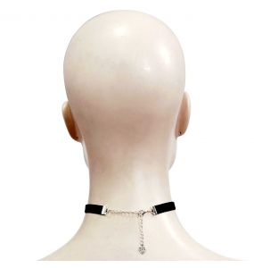 Choker 'Blood Drop' Noir et Rouge