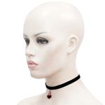 Choker 'Blood Drop' Noir et Rouge