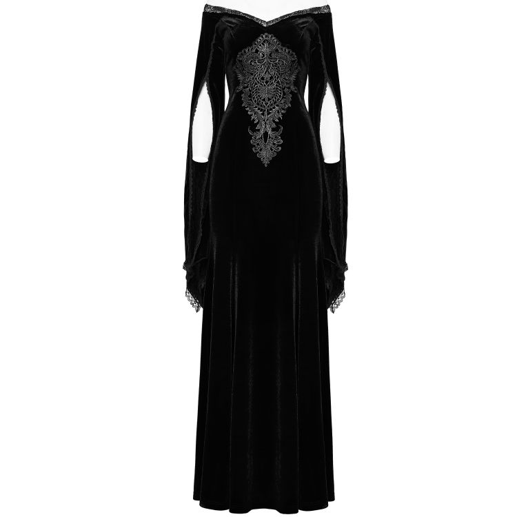 Black Velvet 'Emalia' Dress