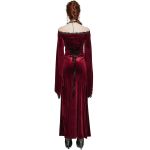 Robe 'Emalia' en Velours Rouge