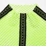 Neon Green 'Ostrogotha' Mesh Top