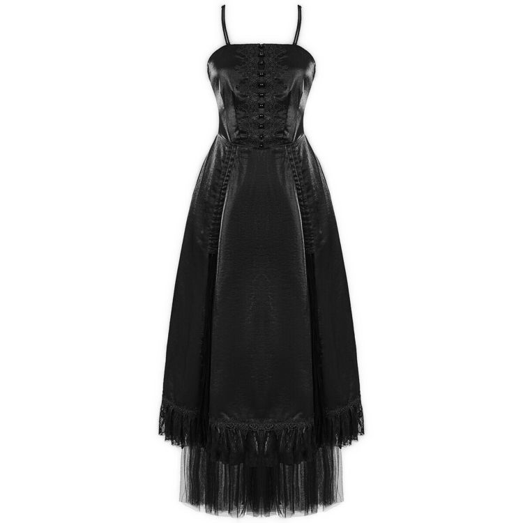 Robe Gothique 'Narcissa' Noire