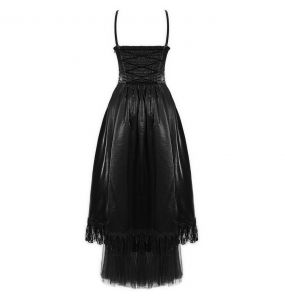 Black 'Narcissa' Gothic Dress