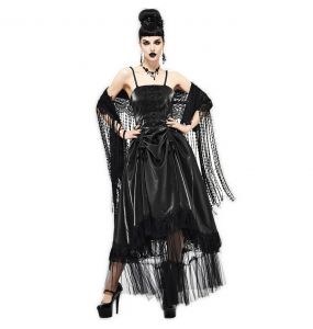 Black 'Narcissa' Gothic Dress