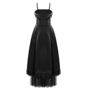 Robe Gothique 'Narcissa' Noire