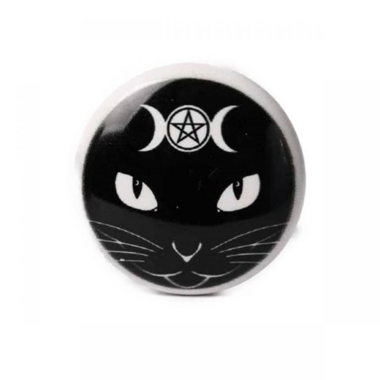 Ceramic Triple Moon Cat Bottle Stopper