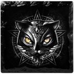 Ceramic Sacred Cat Coaster