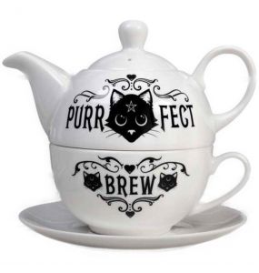 'Purrfect Brew' Tea Set