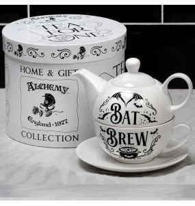 Porcelain 'Bat Brew' Tea Set