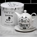 Porcelain 'Bat Brew' Tea Set