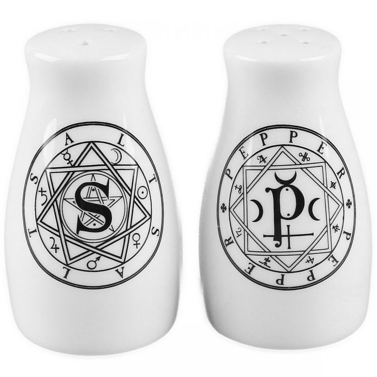 Porcelain 'S & P' Salt & Pepper Set