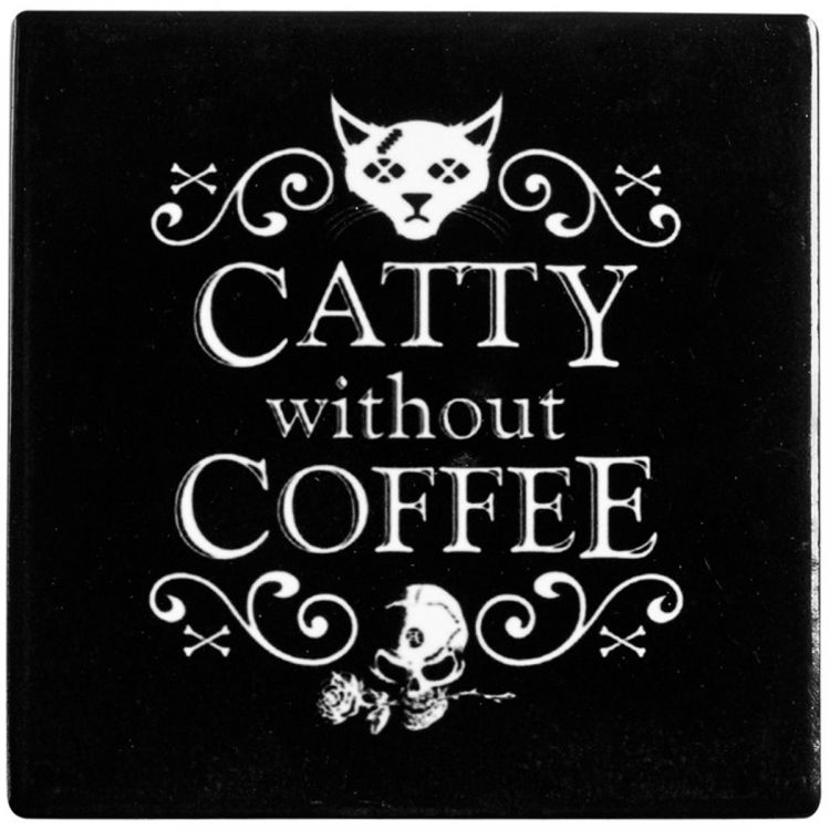 Ceramic Catty Without Coffee Coaster