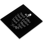 Ceramic Black Coffee Black Clothes... Coaster