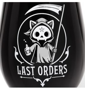 Verre 'Last Orders' Noir