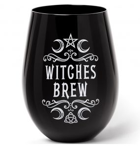 Black 'Witches Brew' Glass
