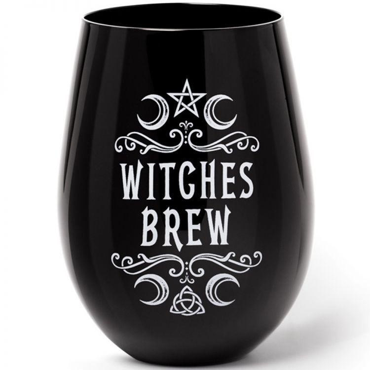 Black 'Witches Brew' Glass