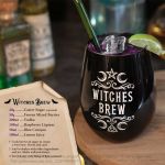 Black 'Witches Brew' Glass