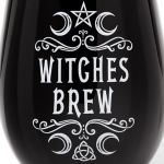 Black 'Witches Brew' Glass