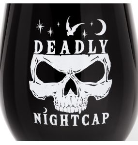 Verre 'Deadly Nightcap' Noir