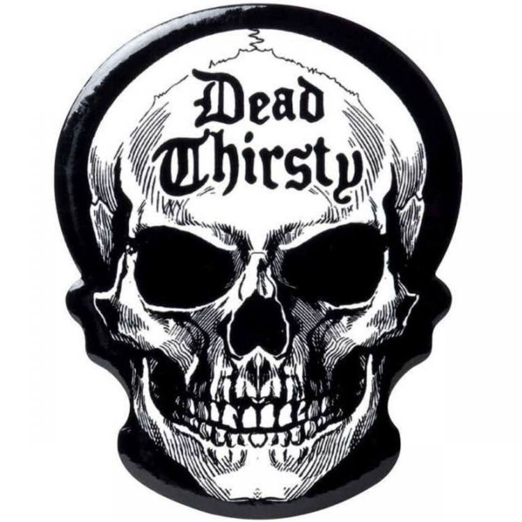 Ceramic Dead Thirsty Skull Coaster