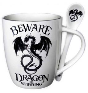 'Dragon is Stirring' Mug and Spoon Set