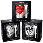 Porcelain 'You Stir My Blood' Mug and Spoon Set