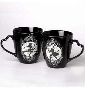 'Witch & Warlock' Couple Mug Set