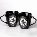 Lot de deux Tasses 'Witch & Warlock' en Porcelaine