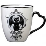 Porcelain 'Saint & Sinner' Double Sided Couple Mug Set