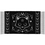 Black 'Purrfect' Rug