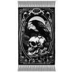 Black 'Poe's Raven' Rug