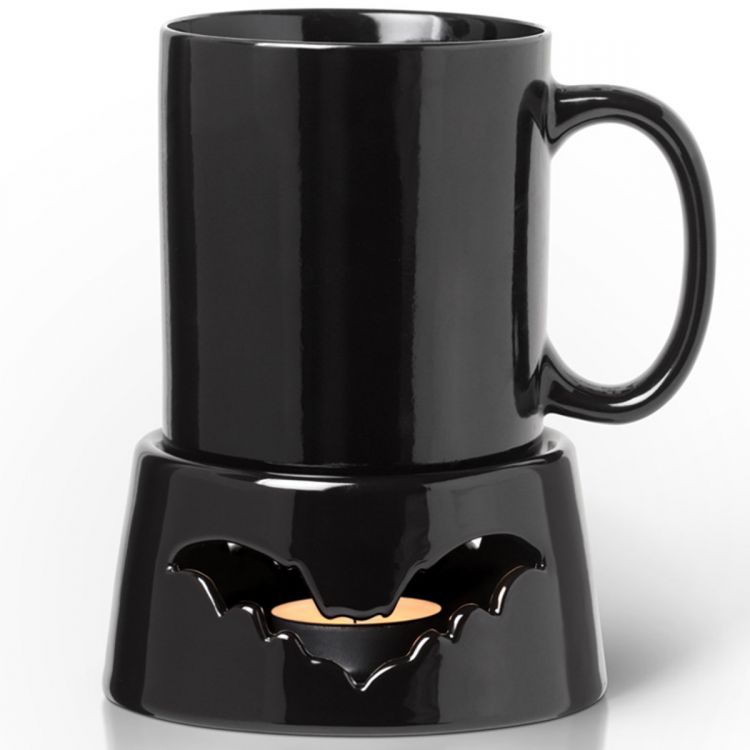 Chauffe-Tasse 'Bat' en Céramique Noire